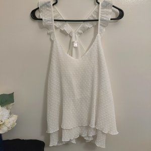 White Tank Top Large Xhilaration